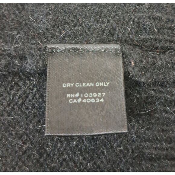 MARC JACOBS Womens XSmall sweater angora rabbit soft wool gold black sequin - Picture 7 of 8